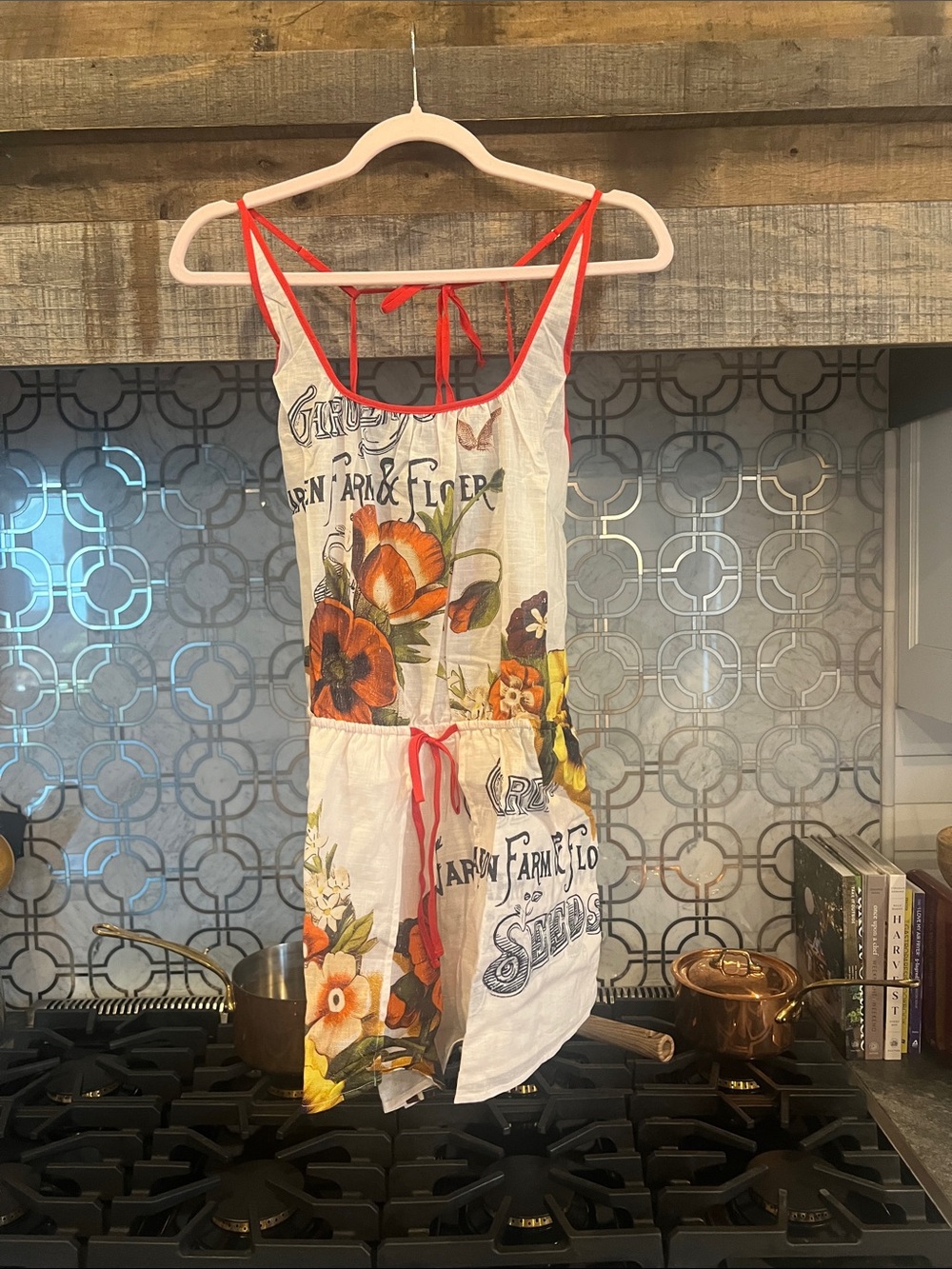 Lyrebird  cotton romper with floral print NWT Size small